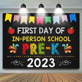Lofaris First Day of in Person School Backdrop for Photoshoot